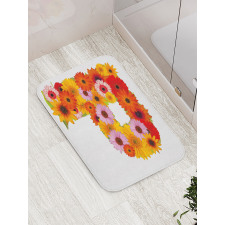 Arrangement with Sign Bath Mat