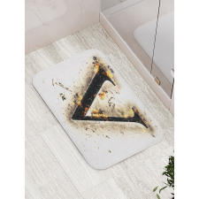 Cool Burning Alphabet Bath Mat