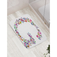 Exotic Butterflies Bath Mat