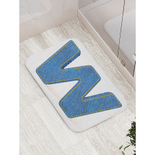 Symmetrical Sign W Bath Mat