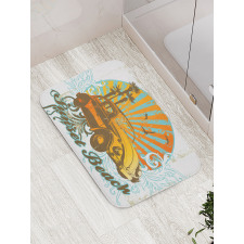 Summer Season Design Car Bath Mat