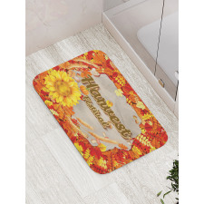 Festival Autumn Leaves Bath Mat