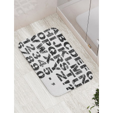 Grunge Scratched Look Bath Mat