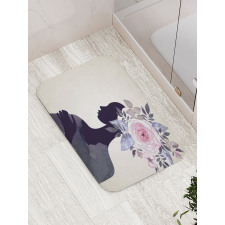 Lady Flower Feminine Bath Mat