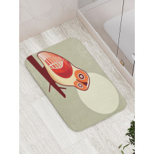 Full Moon Night Animal Bath Mat