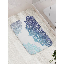 Vibrant Colored Mandala Bath Mat