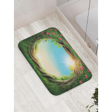 Enchanted Forest in Spring Bath Mat