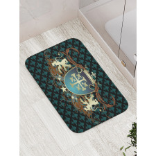 Middle Ages Coat of Arms Bath Mat