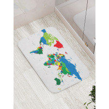 Colorful Political Bath Mat