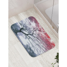 Abstract Colorful Dramatic Bath Mat