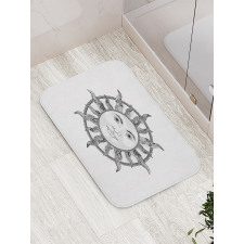 Ornamental Design Bath Mat