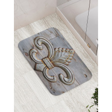 Sign Wood Bath Mat