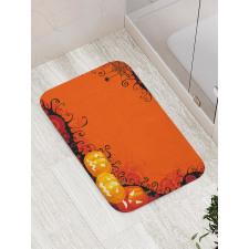 Halloween Pumpkins Bath Mat