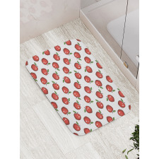 Cartoon Organic Fruit Bath Mat