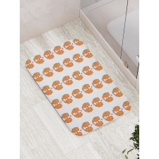 Animal Couple Love Theme Bath Mat