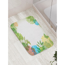 Nature Foliage Bath Mat