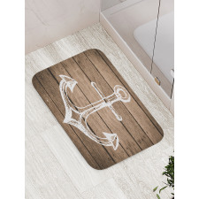 Rustic Planks Bath Mat