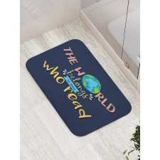 World Belongs to Readers Bath Mat