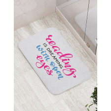 Reading is Dreaming Words Bath Mat