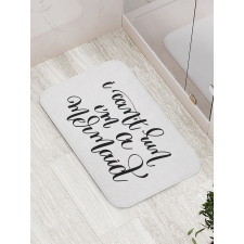 Mythical Saying Bath Mat