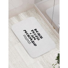 Beach Please Phrase Bath Mat