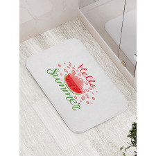 Cartoon Watermelon Bath Mat