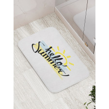 Brush Strokes Art Bath Mat