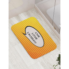 Speech Bubble Bath Mat