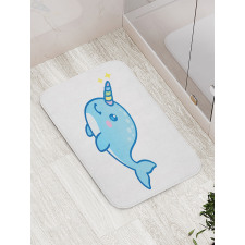 Unicorn of the Sea Bath Mat