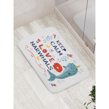 Pop Culture Phrase Bath Mat