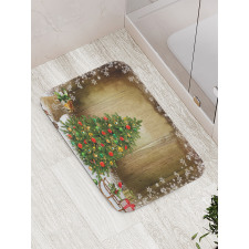 Pine Tree Presents Bath Mat