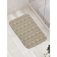 Circles and Lines Bath Mat