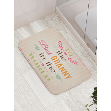 Ornamental Pattern Bath Mat