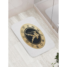 Horoscope Signs Bath Mat