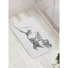Sketch Otter Bath Mat
