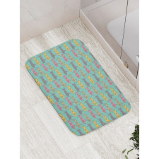 Kids Cartoon Nautical Bath Mat