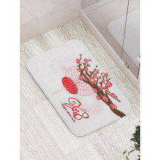 Cherry Branch Lantern Bath Mat