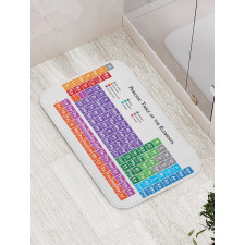 Periodic Table Elements Bath Mat