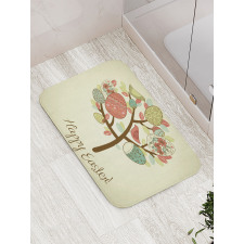 Vintage Spring Foliage Bath Mat