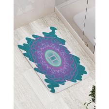 Doodle Mandala Bath Mat