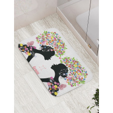 Floral Ladies Bath Mat