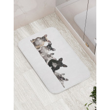 Young Doggies Photo Bath Mat