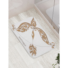 Bow and Arrow Bath Mat