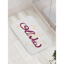 Traditional Girl Name Bath Mat