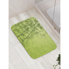 Green Bamboo Growth Bath Mat