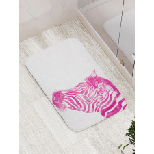 Animal Head Vibrant Bath Mat