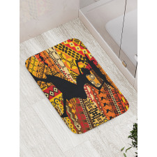 Folk Patterns Bath Mat