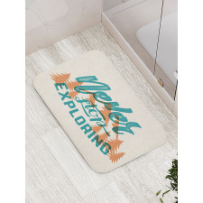 Mountain and Forest Bath Mat