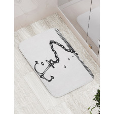 Nautical Chains Image Bath Mat