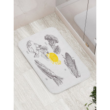 Organic Farm Bath Mat